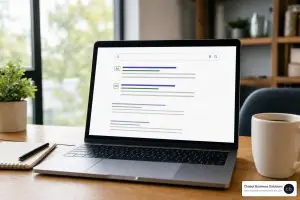 search engine results page highlighting top paid ad placements